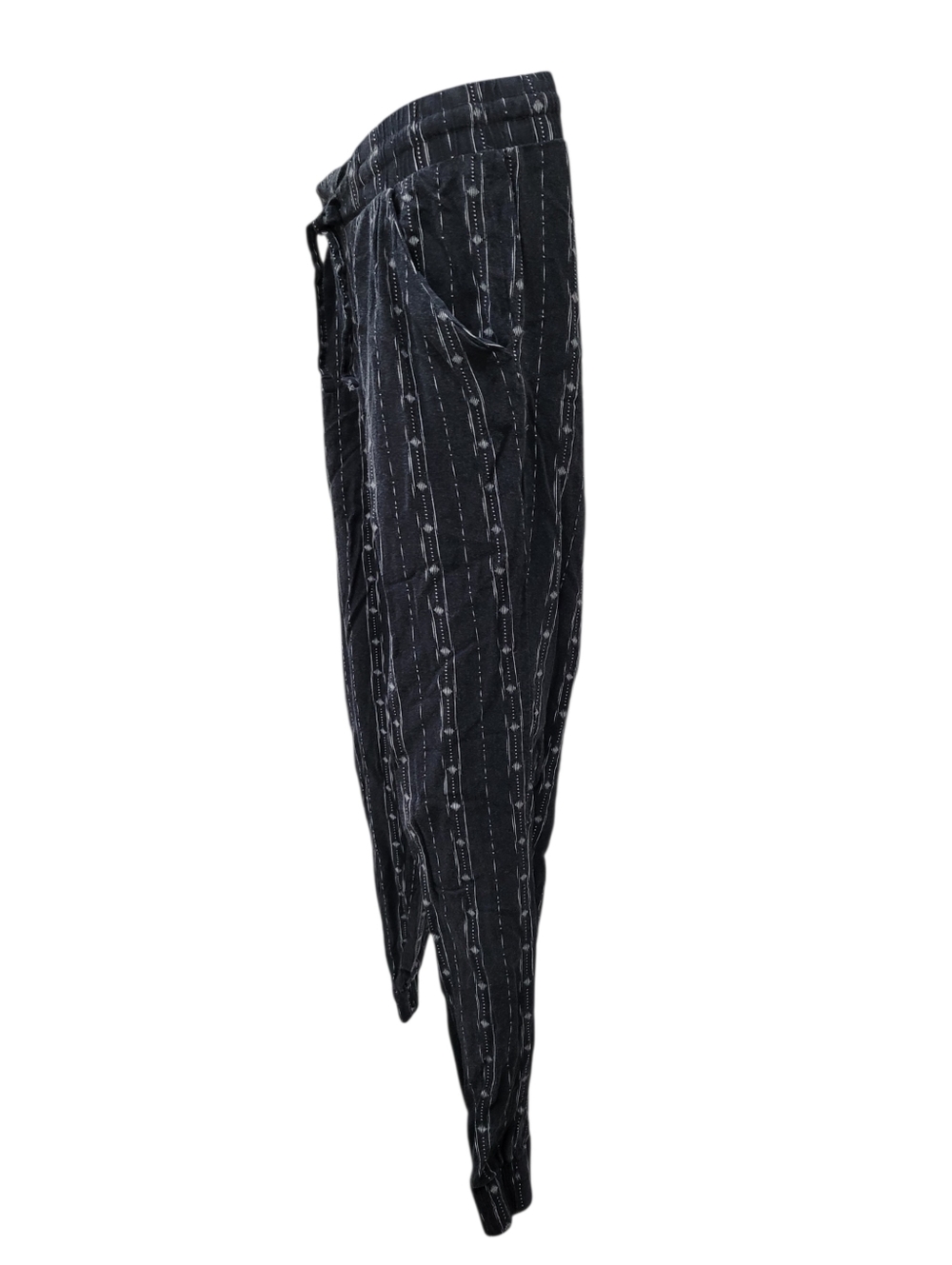 2/$20 Streetwear Society Black & White Pattern Casual Pant Size: Small - Picture 3 of 11